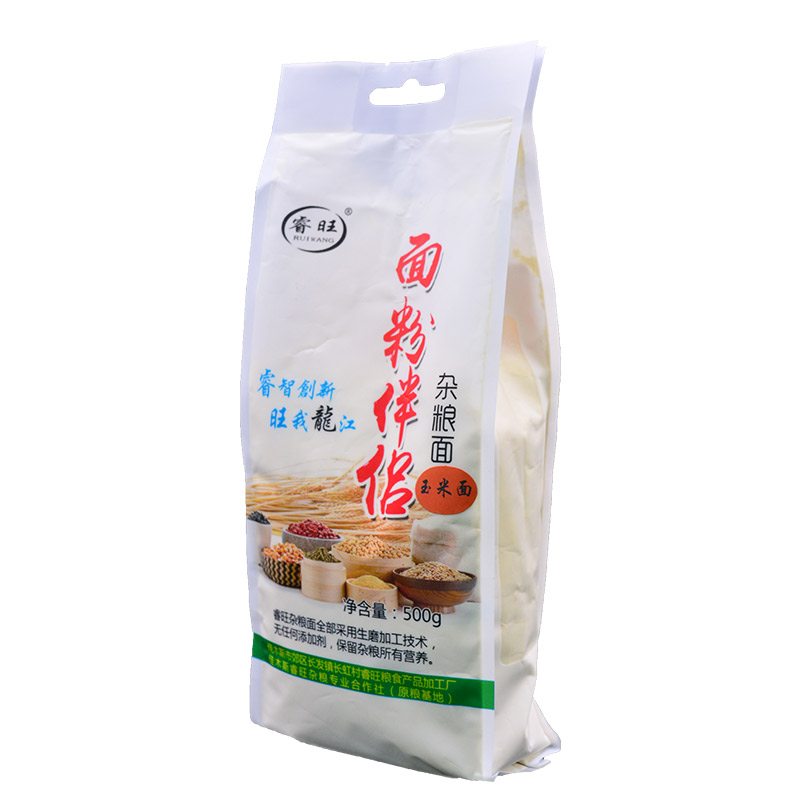 睿旺(RUIWANG) 玉米面500g/袋 面粉伴侣 高筋面粉 东北玉米面粉 杂粮面粉 粗粮面粉高清大图