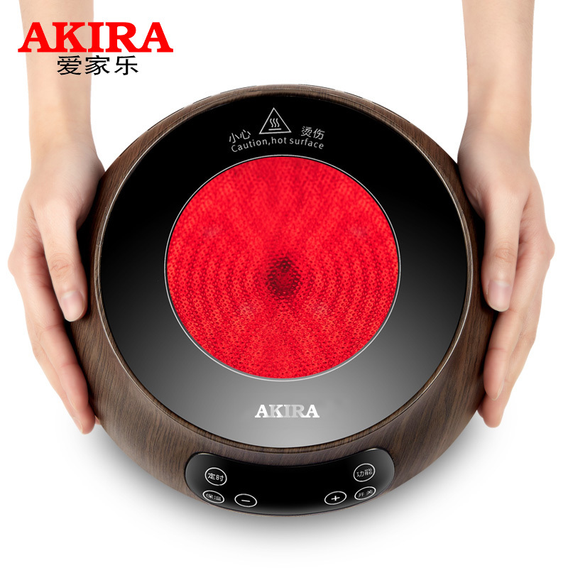 新加坡爱家乐(AKIRA) 电陶炉C6+2.5升微晶锅 电磁炉 触控式家用茶炉 功率调节红外光波加热
