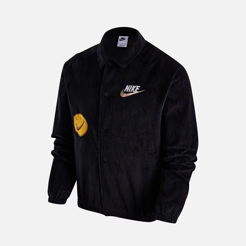 nike耐克灯芯绒笑脸冬季男子运动训练休闲夹克外套fz5737010