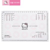 学厨60*40cm大号 HELLO KITTY 揉面垫防滑硅胶垫 家用食品级 案板硅胶面板擀面垫 和面垫 KT7002