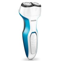 飞利浦（PHILIPS）电动充电旋转式剃须刀S311 男士全身水洗胡须刀 冰蓝
