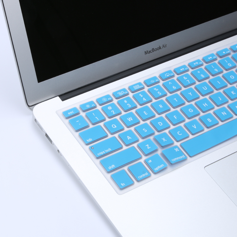 HIGE/苹果笔记本键盘膜 Mac/pro/air键盘膜 air13/pro老款13/15通用 天蓝色