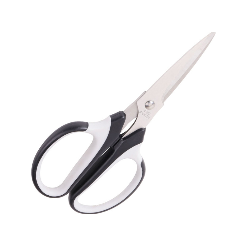 得力(deli)学生剪刀办公家用厨房剪刀 19*9cm 6001
