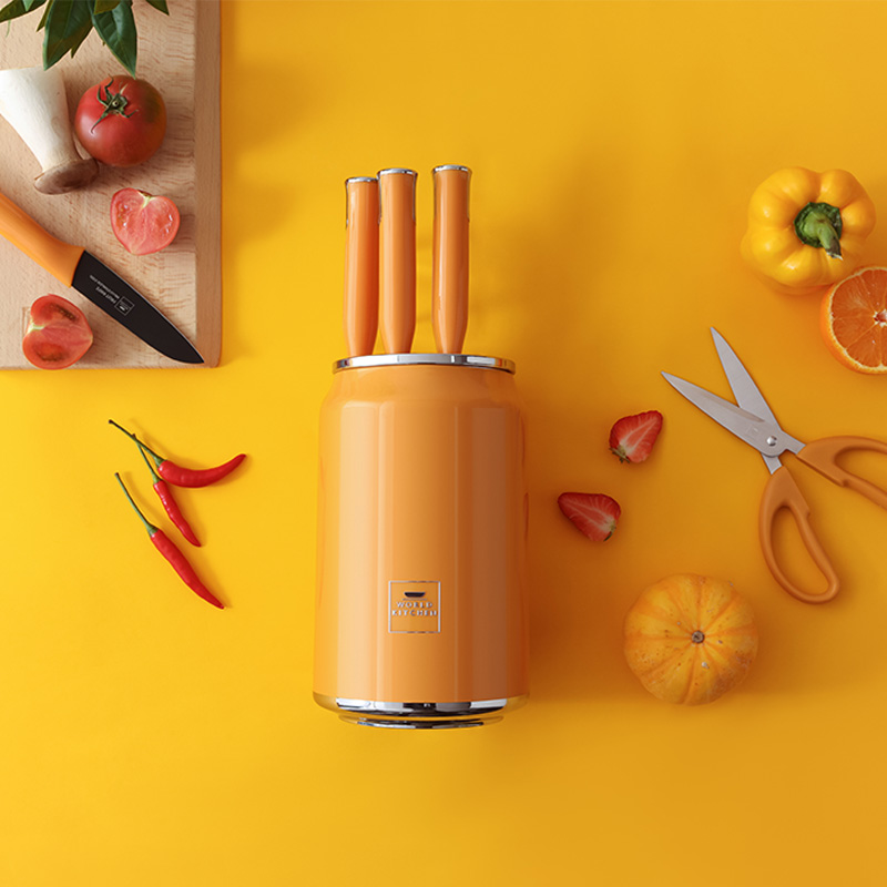 WORLD KITCHEN康宁 黑耀抗菌不粘刀具套装 WK-DJ06J116C-JY/KZ高清大图