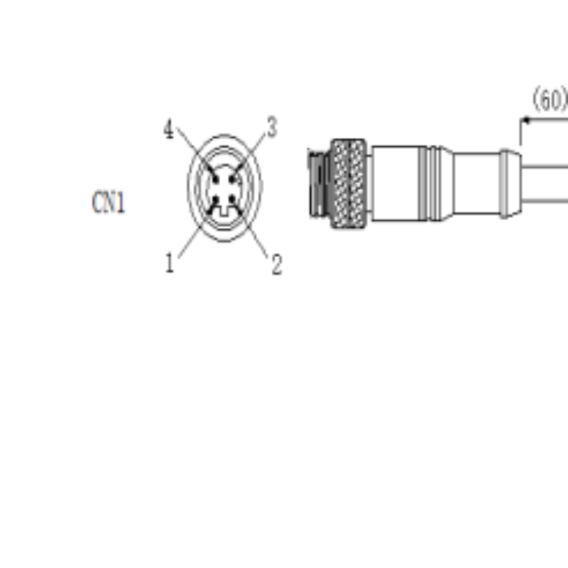 华睿科技 5000P网线 CABNET-M12A4-RJ45-5D 标准外部线-黑色-5M 不涉及维保高清大图