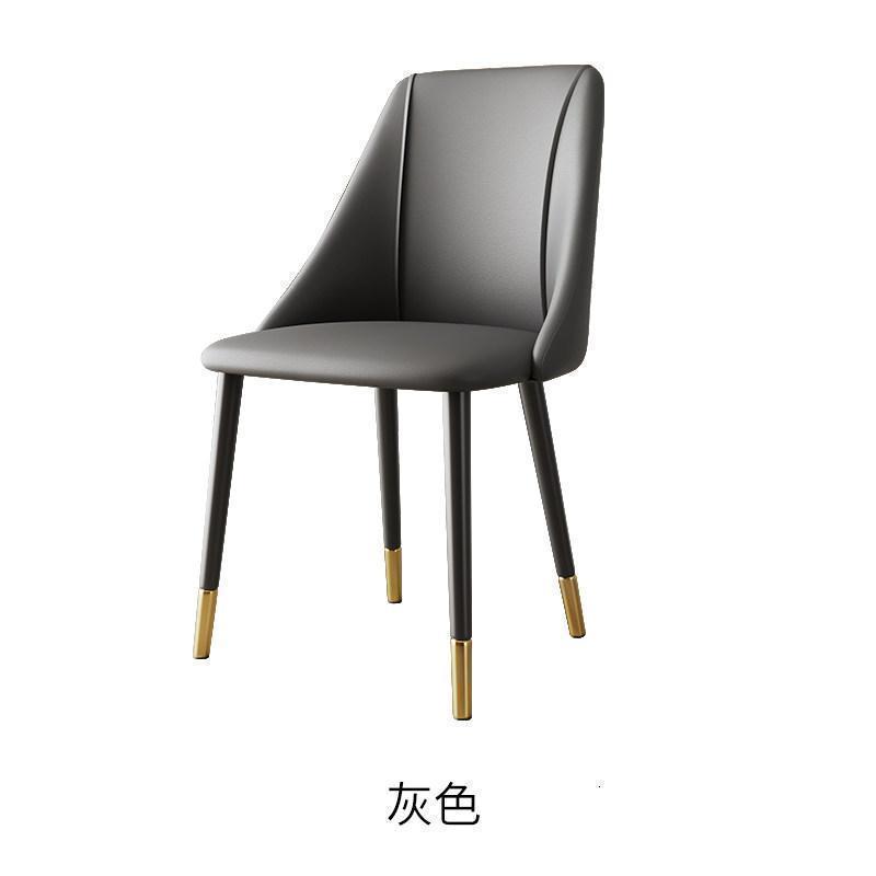 北欧轻奢餐椅家用后现代简约餐桌椅子书房书桌凳子化妆靠背椅_800高清大图