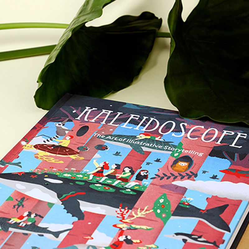 [正版]Kaleidoscope 缤纷视界 艺术卡通美术人物插画画册画集素材作品集 看得见故事的插画设计书籍高清大图