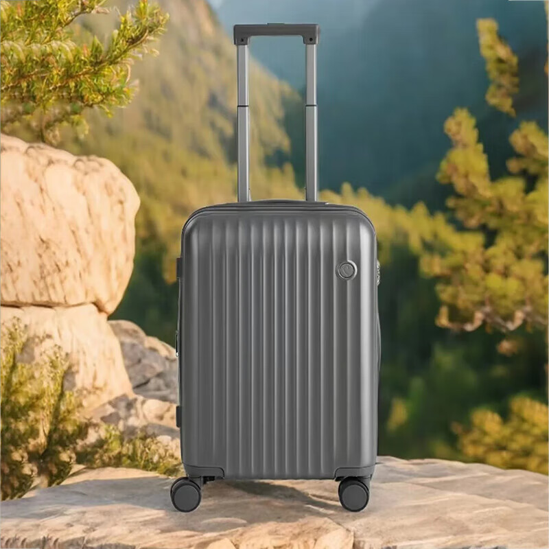 皮尔卡丹(pierre cardin)新款休闲百搭耐磨抗摔密码箱出差行李箱 P42368283-20D 灰色