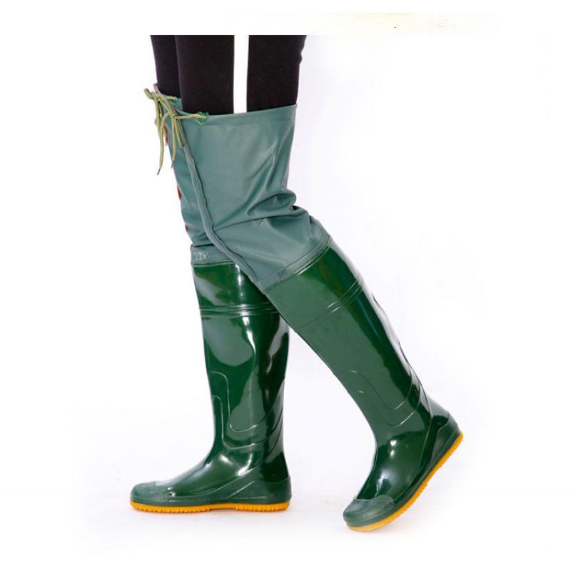 农田靴插秧靴软底过膝水靴防水靴水鞋男女中高筒水田袜插秧鞋涉水