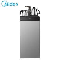 美的(Midea)茶吧机立式饮水机家用办公智能多功能下置式温热型饮水器 YR1016S-X 山脉灰