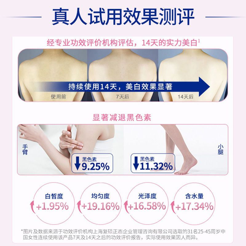 妮维雅美白身体乳改善鸡皮提亮肌肤保湿补水持久留香甘油香体乳 [亮肤透白]手霜50ml+30ml