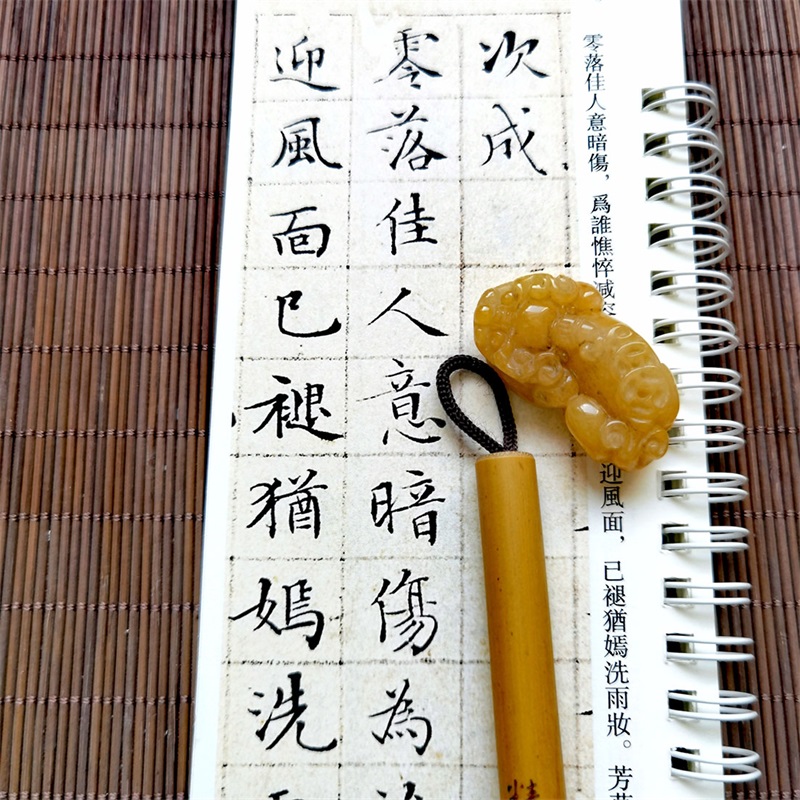 [正版]文征明小楷落花诗册 近距离临摹字帖练习字卡 弘蕴轩编 全文无删减放大碑帖 文徵明墨迹本学生成人近距离临摹字卡全高清大图