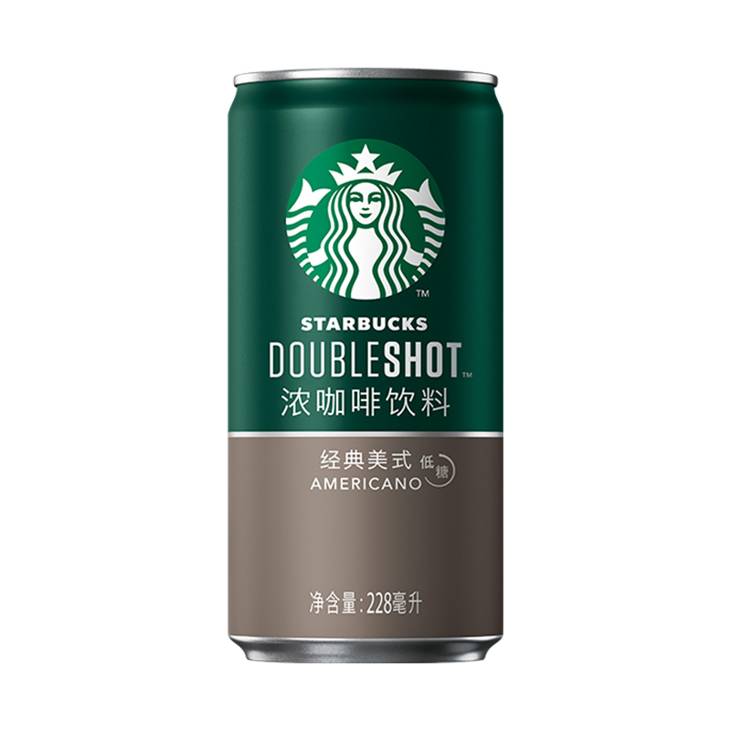 starbucks/星巴克星倍醇经典美式228ml*6 浓咖啡饮料