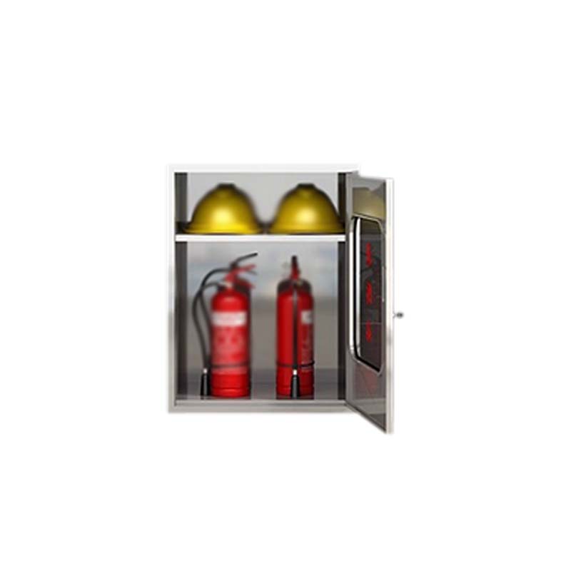 正斌304不锈钢柜消防救援器材箱防护用品柜室外微型消防站高800*宽500*深250(加厚201材质)不含器材高清大图