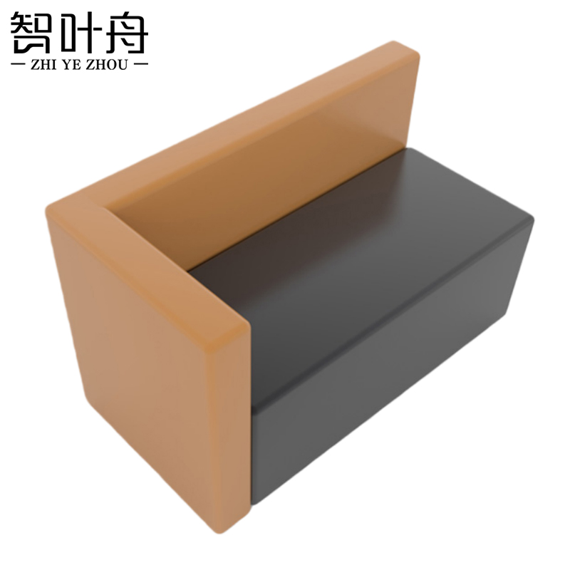 智叶舟休闲沙发双人位120*60*70cm张高清大图