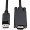 酷比客(L-CUBIC) Display Port 转 VGA/黑色/1.8M LCAVDVBK-1.8M(单位:根)
