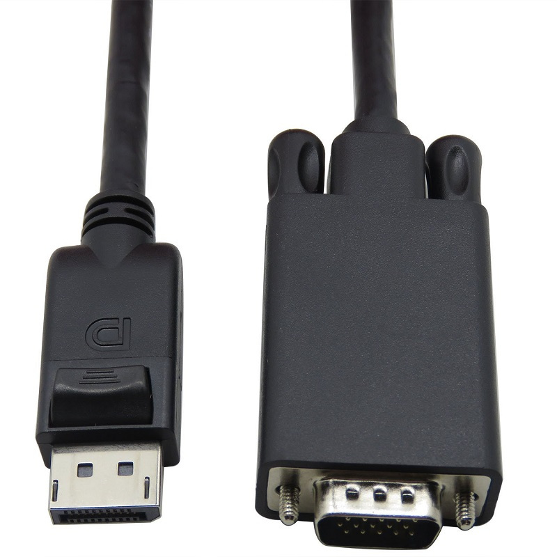 酷比客(L-CUBIC) Display Port 转 VGA/黑色/1.8M LCAVDVBK-1.8M(单位:根)