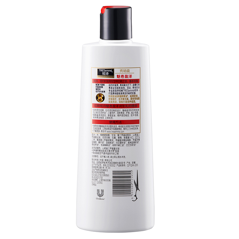 炫诗(Tresemme)魅卷盈泽润发乳400ml[联合利华]