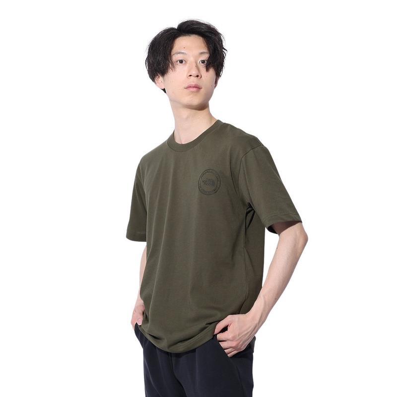 THE NORTH FACE/北面运动速干短袖T恤男简约 logo涤纶拼接弹力透