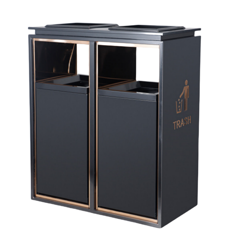 鑫龙都立式垃圾桶29cm个高清大图