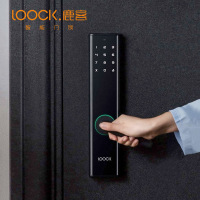 鹿客(LOOCK)Q2指纹锁智能锁家用防盗门锁智能门锁电子锁密码锁全自动指纹锁耀岩黑