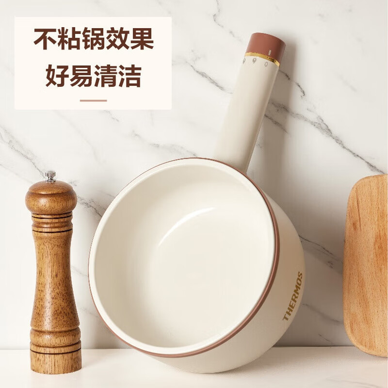 膳魔师(THERMOS)电煮锅多功能料理锅不粘内胆上蒸下煮锅2L大容量EHA-4323A 膳魔师电煮锅多功能料理锅高清大图
