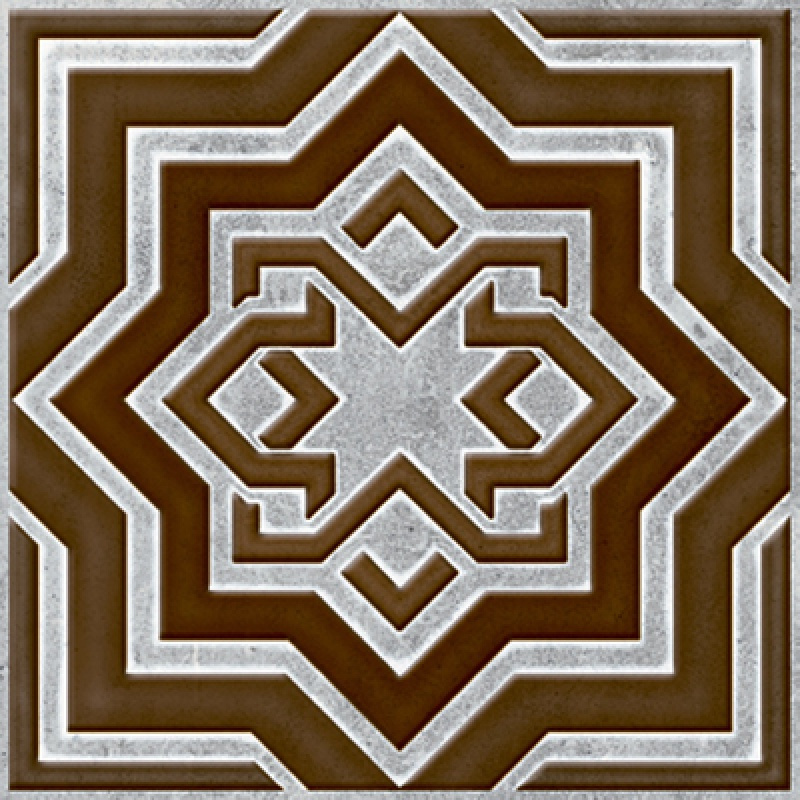 意大利复古水泥花砖灰色瓷砖花片餐厅几何仿古砖拼花墙地砖200mm壹德