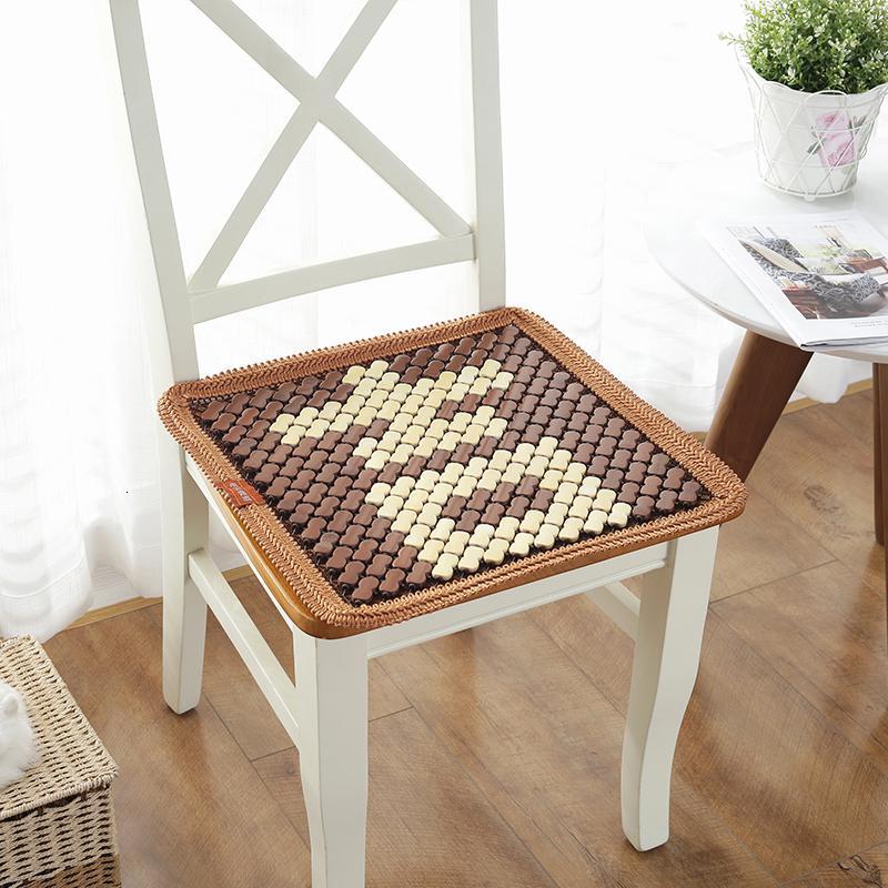 家柏饰corated夏季竹垫板凳麻将凉席坐垫夏天透气办公室椅子座垫餐椅