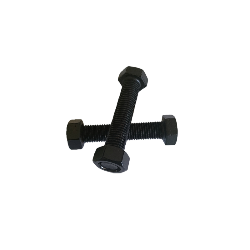 益莘 六角头发黑螺栓4.8级 M14*90mm 套高清大图