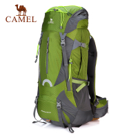 CAMEL骆驼户外登山包 大容量双肩背包 外出旅游徒步钢架背包