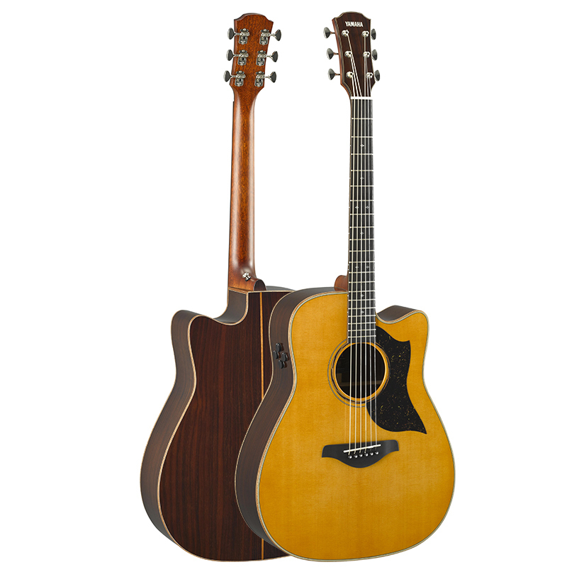 YAMAHA雅马哈吉他A5R系列日产手工系列全单木吉他A.R.T拾音器 40/41英寸