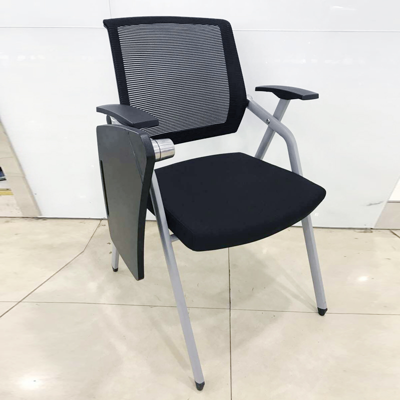 永格培训椅子带写字板会议室椅桌椅轻便办公椅一体学生会议桌椅