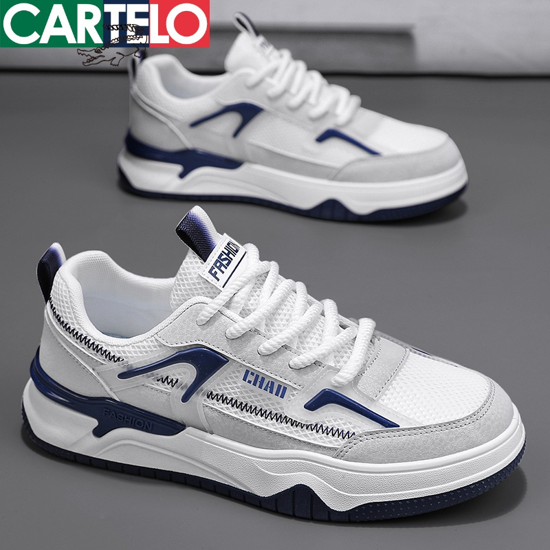 线下专柜同款卡帝乐鳄鱼cartelo新款舒适百搭男士板鞋潮鞋休闲鞋男鞋
