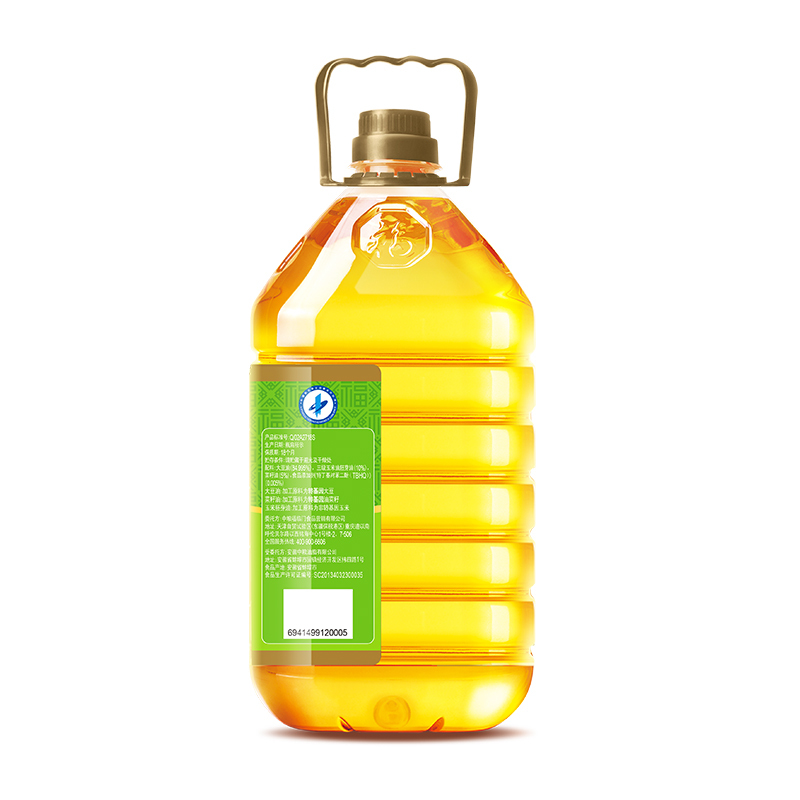 [中粮我买网]福临门玉米清香食用调和油5L 新老包装随机发货