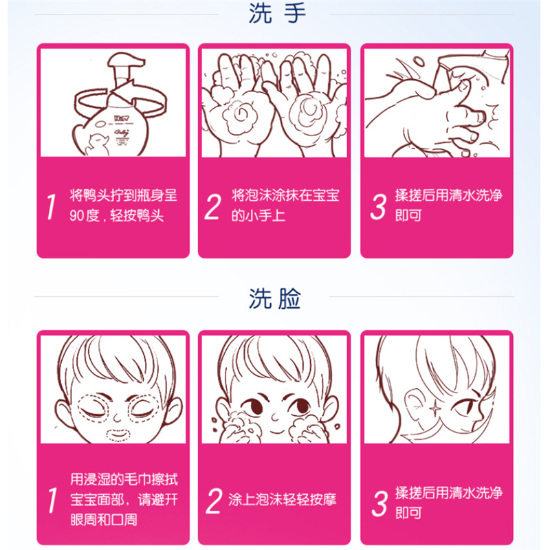 原装进口HiPP喜宝小黄鸭子泡泡洗手液 婴儿洗手洗脸液洗发沐浴二合一 250ml高清大图
