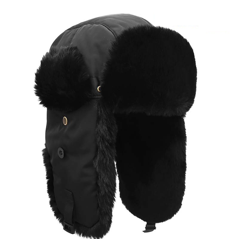 端固 加绒防寒帽雷锋帽 帽围可调节N5/顶高清大图