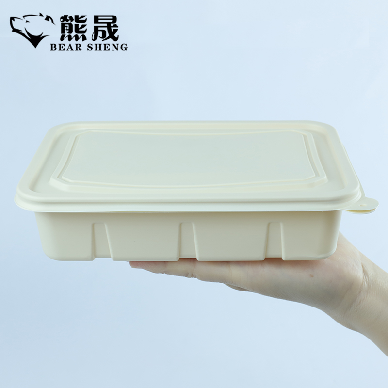 熊晟 环保一次性餐盒 600ml 300个/箱高清大图