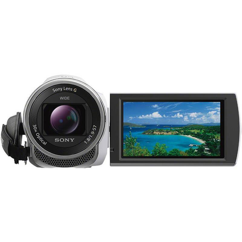 索尼(SONY) HDR-CX680 白色 配件套装 高清数码摄像机 约229万像素 3英寸屏幕