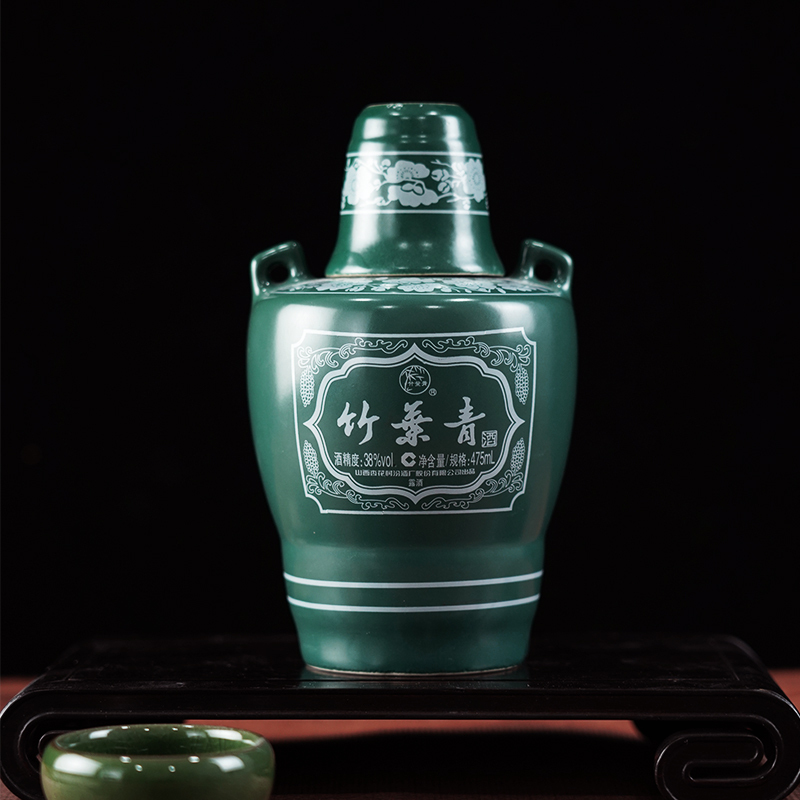 汾酒竹叶青酒38度坛竹叶青475ml整箱6瓶盒装杏花村