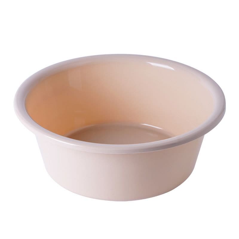 加厚熟胶盆子家用塑料大号圆型洗脸盆婴儿盆学生宿舍洗衣洗脚洗菜图片