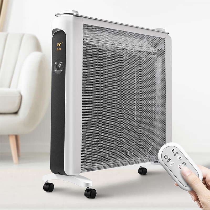 格力取暖器电热膜加热2100W大功率11-20㎡适用倾倒断电安全设计7片以下加热片轻巧便携6.02kg低噪取暖家用节能省高清大图