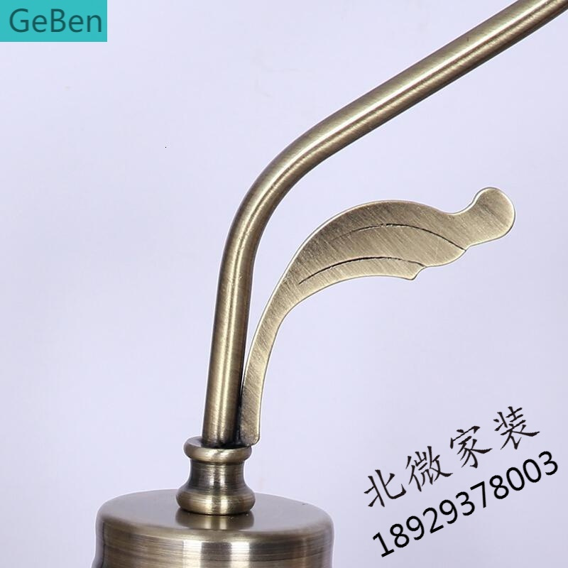 苏宁优惠购 欧式复古怀旧台灯美式乡村温馨卧室床头灯简约现代触摸调光书房灯T