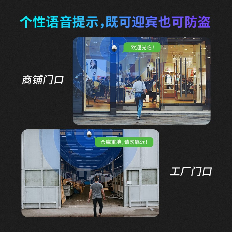 TP-LINK 无线监控室外摄像头家用 300万TL-IPC632-A4电源套装版高清大图
