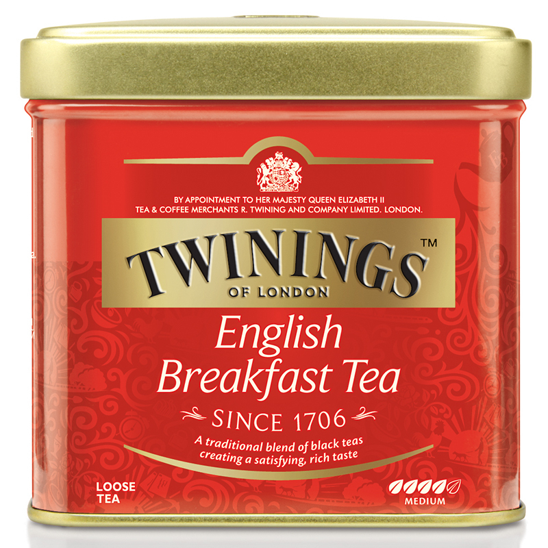 英国川宁(TWININGS) 英国早餐红茶听装500g 波兰进口茶叶散茶