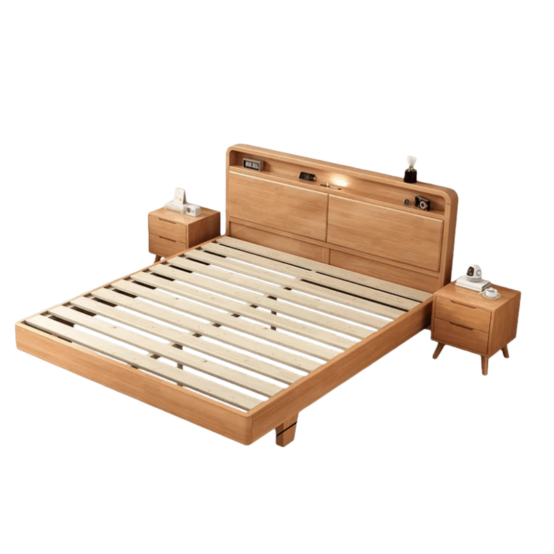 豫龙都单人床床+床头柜*2 1.2米套高清大图