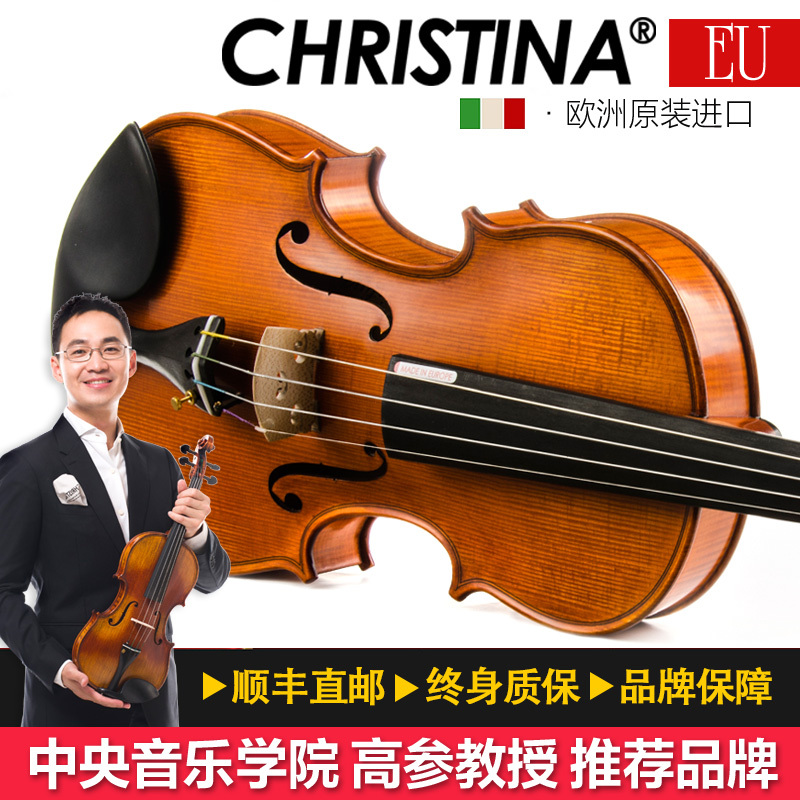 Christina克莉丝蒂娜EU5000D 整板欧洲制作原装进口大师小提琴专业舞台演奏考级收藏整板手工成人乐器