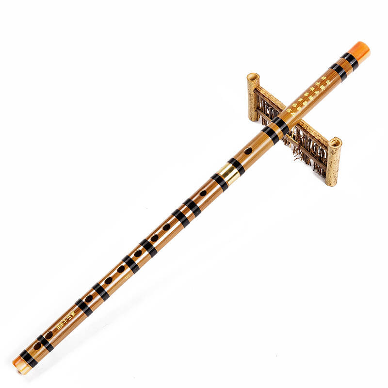 笛子仿花牛角黄铜单插笛E调笛子苦竹笛横笛学