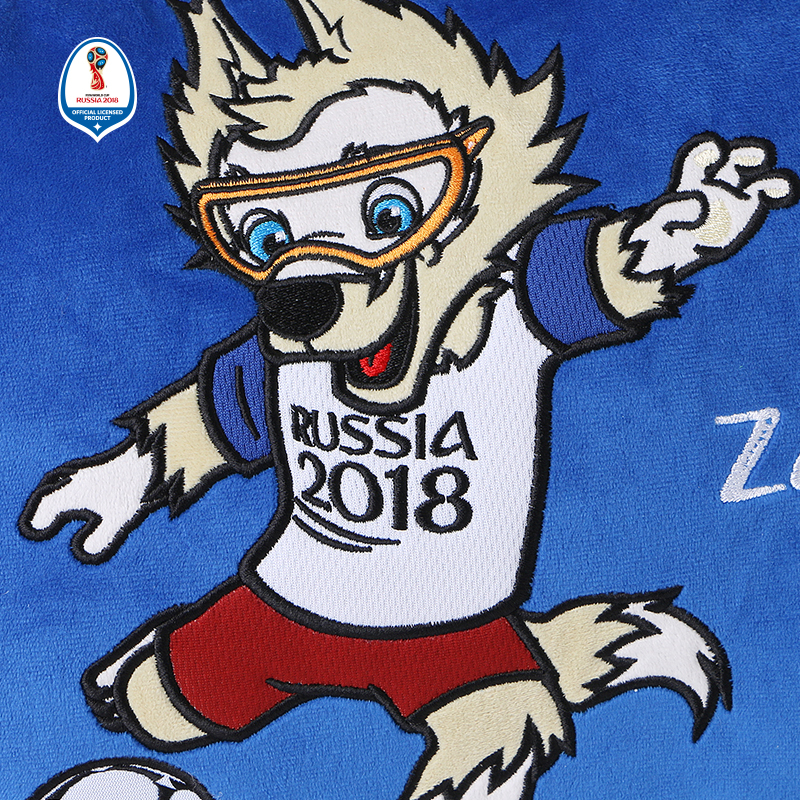 WORLD CUP 2018 45*30cm 靠枕-吉祥物-155 拼接色