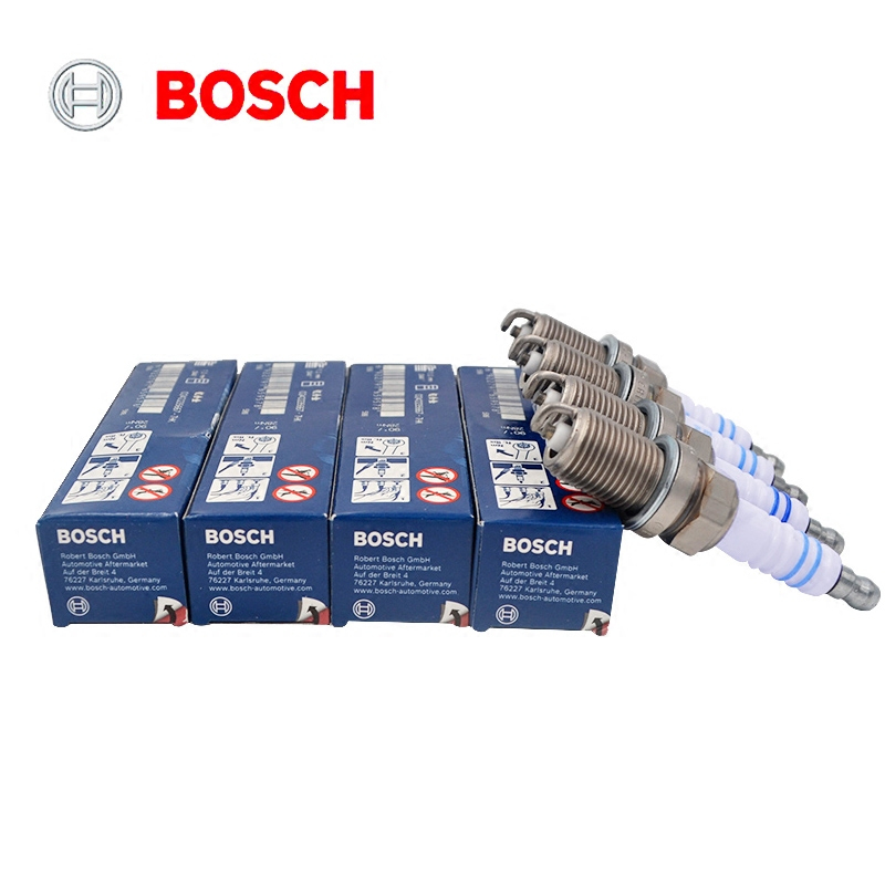 博世BOSCH火花塞奥迪A3A5TTA4LA6LQ3Q5斯柯达明锐昊锐野帝大众CC迈腾速腾辉昂途观FR5KPP332S