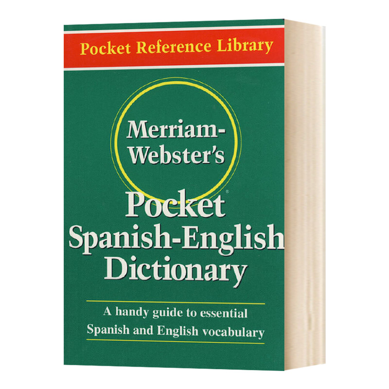 [正版]韦氏袖珍西班牙语英语双语词典 英文原版 Merriam-Webster’s Pocket Spanish-En高清大图